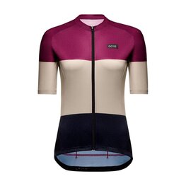 GORE jersey de manga corta - SPIRIT STRIPES - púrpura/negro/beige