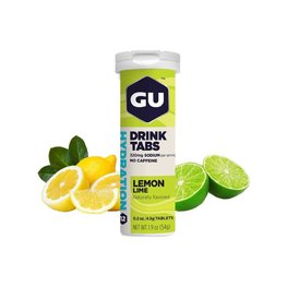 GU Nutrición - HYDRATION DRINK TABS 54 G LEMON/LIME