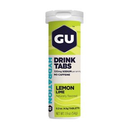 GU Nutrición - HYDRATION DRINK TABS 54 G LEMON/LIME