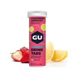 GU beber - DRINK TAABS 54 g STRAWBERRY HIBISCUS