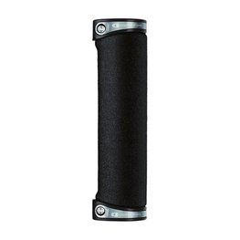 CRANKBROTHERS empuñaduras - COBALT - plateado