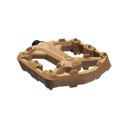 CRANKBROTHERS pedales - STAMP 0 SMALL - marrón