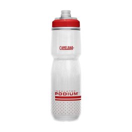 CAMELBAK botella de agua - PODIUM CHILL 0,71L - rojo/blanco