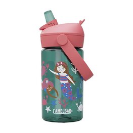 CAMELBAK botella de agua - THRIVE FLIP STRAW KIDS 0,4l - verde/rosa