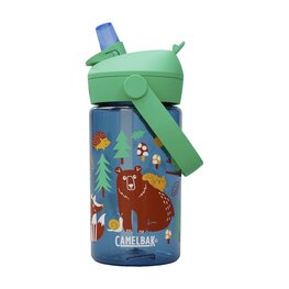 CAMELBAK botella de agua - THRIVE FLIP STRAW KIDS 0,4l - verde/azul