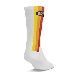 GIRO calcetines clásicos - COMP RACER HIGH RISE - blanco/multicolor