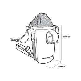 BLACKBURN bolsa - OUTPOST - negro