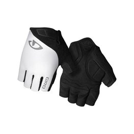 GIRO guantes de dedos cortos - JAG - blanco