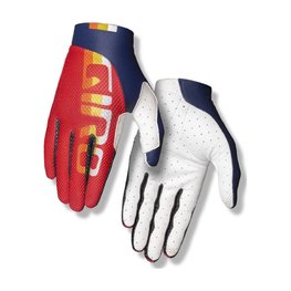 GIRO guantes de dedos largos - TRIXTER - rojo/negro/blanco