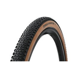CONTINENTAL chaqueta - TERRA ADVENTURE TRAIL GRIP 700X45C - marrón/negro