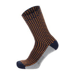 SANTINI calcetines clásicos - SFERA - azul/naranja