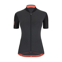SANTINI jersey de manga corta - COLORE - gris/negro