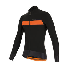 SANTINI maillot de invierno de manga larga - ADAPT WOOL - naranja/negro