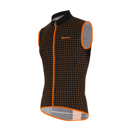 SANTINI chaleco - NEBULA WIND - naranja/negro