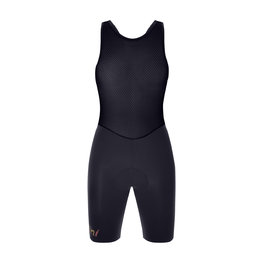 SANTINI pantalones cortos de tirantes - UNICO LADY - negro