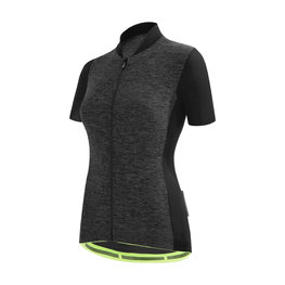 SANTINI jersey de manga corta - COLORE PURO LADY - gris/negro