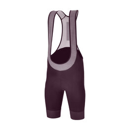 SANTINI pantalones cortos de tirantes - KARMA DELTA  - granate