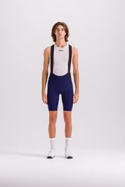 SANTINI pantalones cortos de tirantes - PLUSH - azul