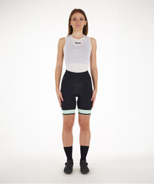 SANTINI pantalones cortos sin tirantes - GIADA PURE - verde/negro