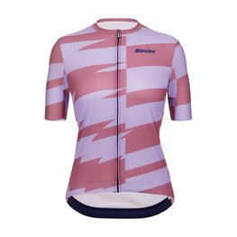 SANTINI jersey de manga corta - FURIA SMART - rosa/púrpura