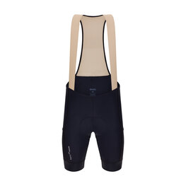 SANTINI pantalones cortos de tirantes - CARGO - negro