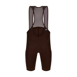 SANTINI pantalones cortos de tirantes - RTR - marrón
