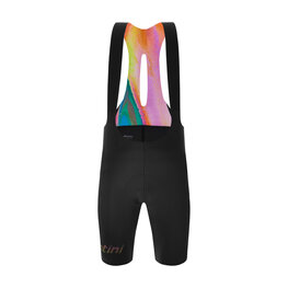 SANTINI pantalones cortos de tirantes - UNICO EDGE - negro