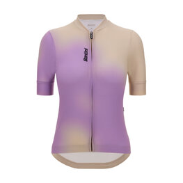 SANTINI jersey de manga corta - SPOT - beige/púrpura