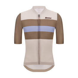 SANTINI jersey de manga corta - BENGAL - beige/marrón/azul claro