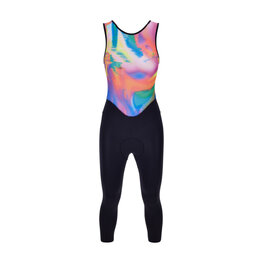SANTINI pantalones largos con tirantes - UNICO - negro