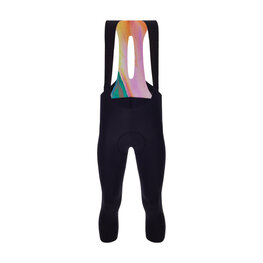 SANTINI Pantalón 3/4 con tirantes - UNICO - negro