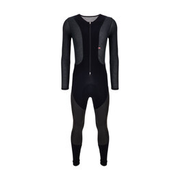 SANTINI pantalones largos con tirantes - VEGA DRY - negro