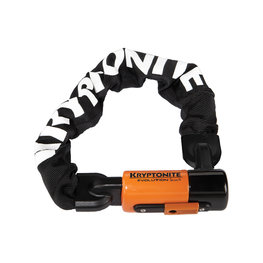 KRYPTONITE candado de bicicleta - EVOLUTION MINI 1055 INTEGRATED - blanco/naranja/negro
