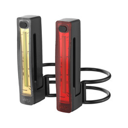 KNOG juego de luces - PLUS TWINPACK - rojo/amarillo/negro