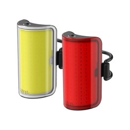 KNOG juego de luces - COBBER MID TWINPACK - amarillo/rojo