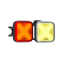 KNOG juego de luces - BLINDER TWINPACK - amarillo/rojo