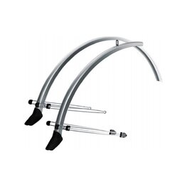 SKS juego de guardabarros - COMMUTER HYBRID 28" - plateado
