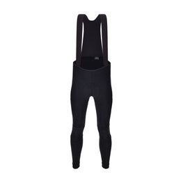 SANTINI pantalones largos con tirantes - CARGO - negro