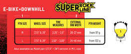 PEPI´S insertos para llanta - TIRE NOODLE SUPER ROKK LINE-L-29/27,5"-MIX