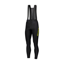 SCOTT pantalones largos con tirantes - RC PRO W/O PAD - negro/amarillo