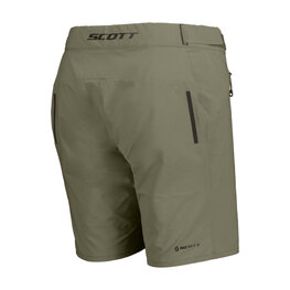 SCOTT pantalones cortos sin tirantes - ENDURANCE LS/FIT W/PAD W - verde