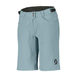 SCOTT pantalones cortos sin tirantes - TRAIL FLOW W/PAD W - azul