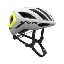 SCOTT casco - CENTRIC PLUS - blanco/amarillo