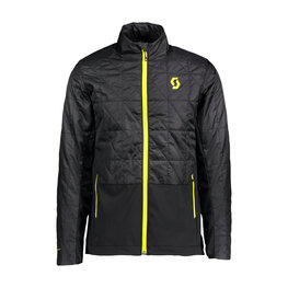 SCOTT chaqueta cortaviento - INSULOFT HYBRID FT - negro/amarillo