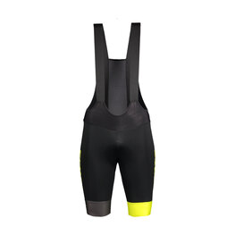 SCOTT pantalones cortos de tirantes - RC WARM WB +++ - negro/amarillo
