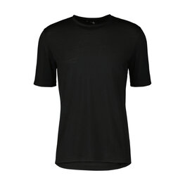 SCOTT Camiseta de manga corta - COMMUTER MERINO - negro