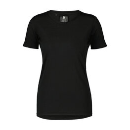 SCOTT Camiseta de manga corta - TEE COMMUTER MERINO W - negro