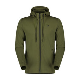 SCOTT sudadera - TECH ZIP - verde