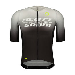 SCOTT jersey de manga corta - SRAM AERO - negro/blanco