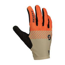 SCOTT guantes de dedos largos - RC TEAM LF - rojo/beige/negro